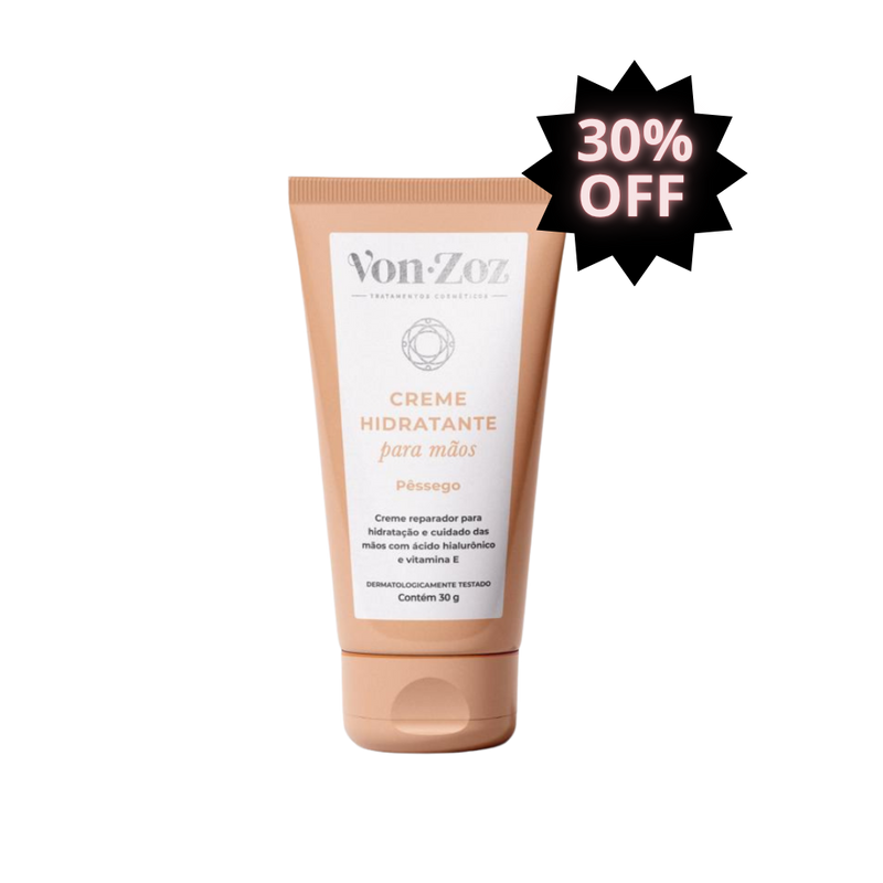 Creme Hidratante para Mãos - Pêssego - 30 g
