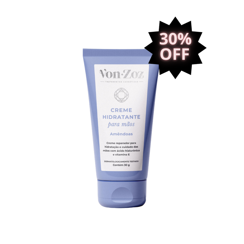 Creme Hidratante para Mãos - Amêndoas - 30 g