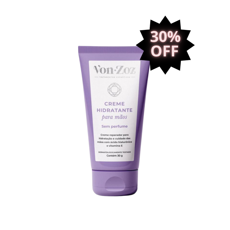 Creme Hidratante para Mãos - Sem Perfume - 30 g